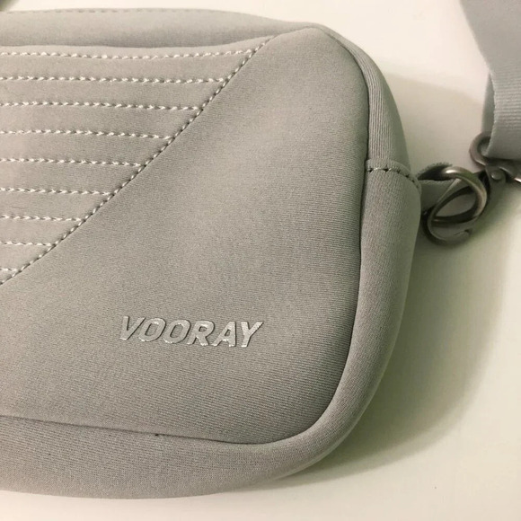 Vooray Sidekick Small  Crossbody Purse Gray Moto Bag - Picture 4 of 16